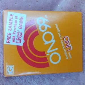 O'NO99 Another family card game 1980 NEW in box/Vintage!